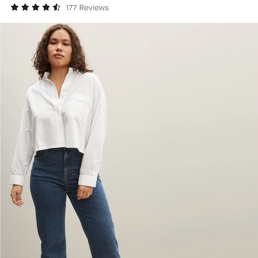Cropped Everlane Buttondown